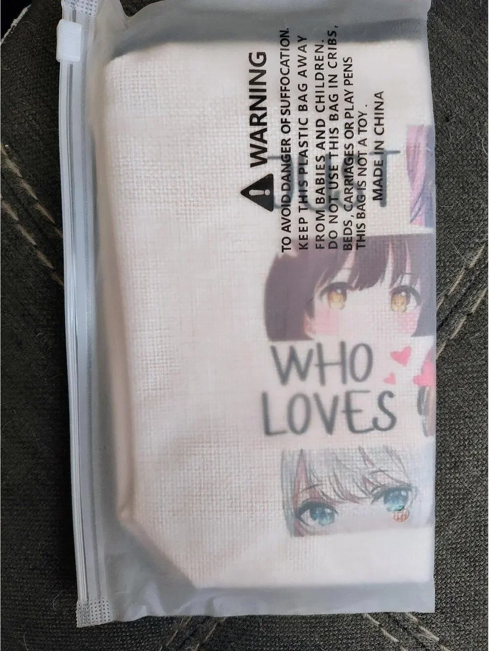 Just A Girl Who Loves Anime - Pencil Pouch & Makeup Bag - NEW